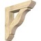 Ekena Millwork Funston Slat Rough Sawn Bracket w/ Offset Brace, Douglas Fir, 8"W x 36"D x 36"H BKT0806X36X36FST06RDF - alternate 1